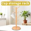 Multi Layer Wooden Cup Holder, Rotating Cup Storage Rack, Storage Rack