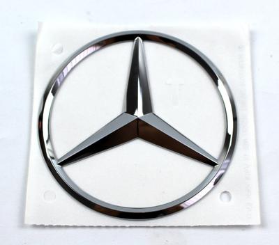 Оригинальный задний значок-звезда Mercedes-Benz, трехлучевой, с лентой, B