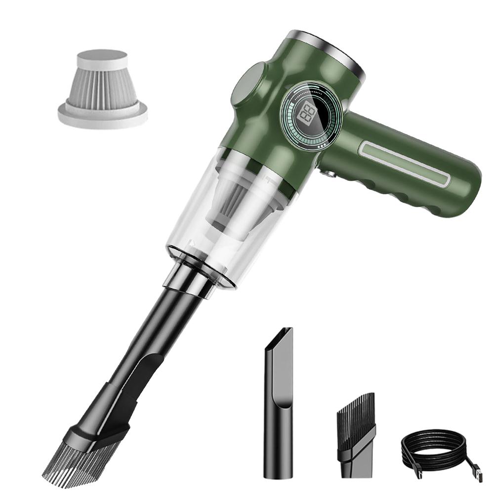 Беспроводной автомобильный пылесос Сильное всасывание Пылесборник Беспроводной ручной Пылесос для влажной и сухой уборки Воздуходувка для автомобиля 290000Па