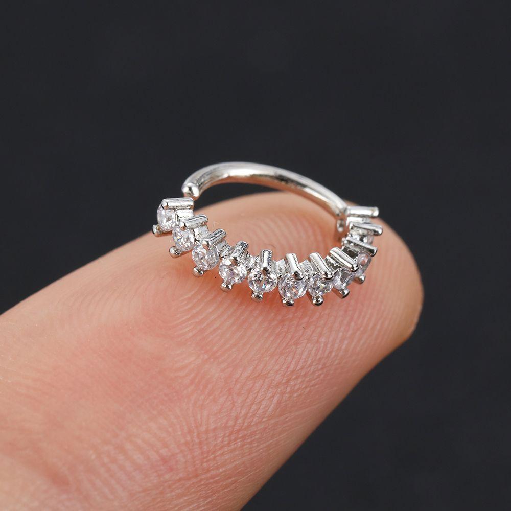 Модные Пирсинг Украшения для Тела Женские Хрящ Хеликс Козелок Серьги Стразы Гвоздики в Ухо