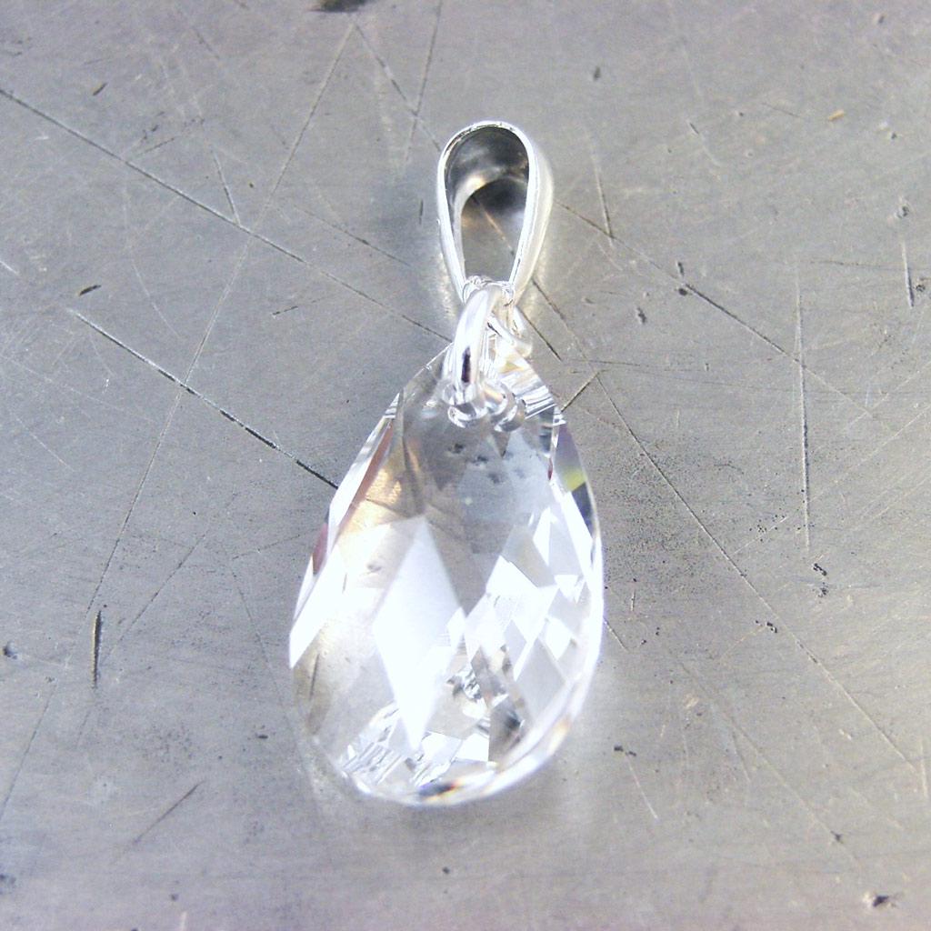 Les Trésors De Lily [G1606] - Белый серебряный кулон «Линда»