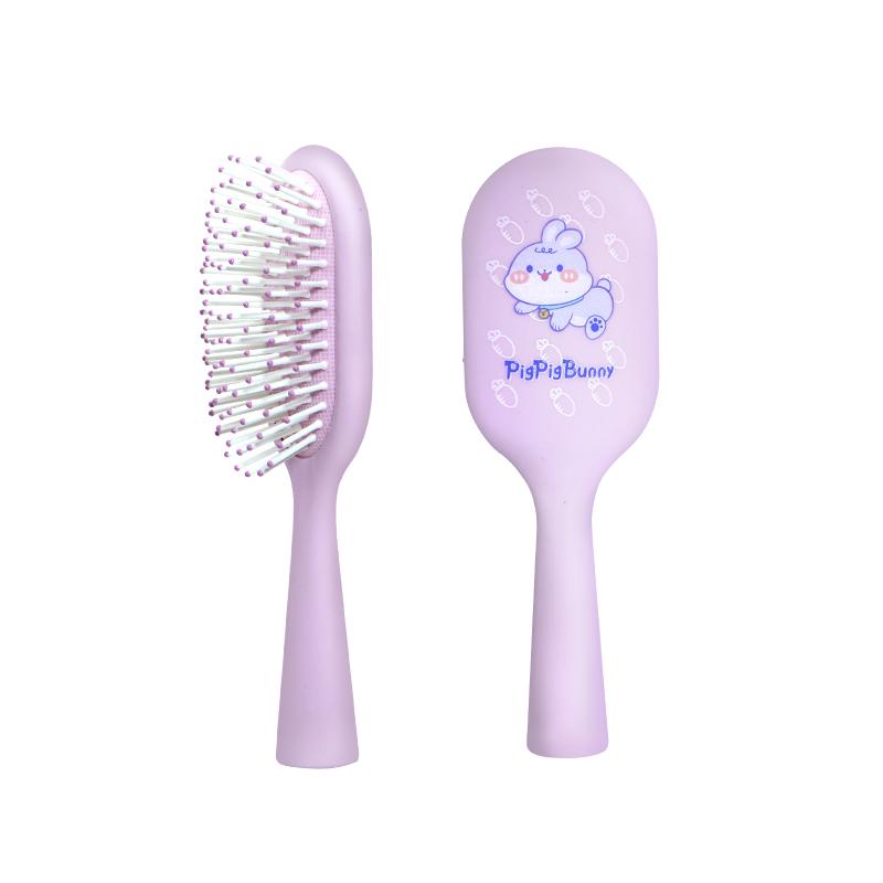 Cute Portable Air Cushion Massage Combs Hairbrush Cartoon Children Comb Foldable Hair Brush Anti-static Hairdressing Tool Kids