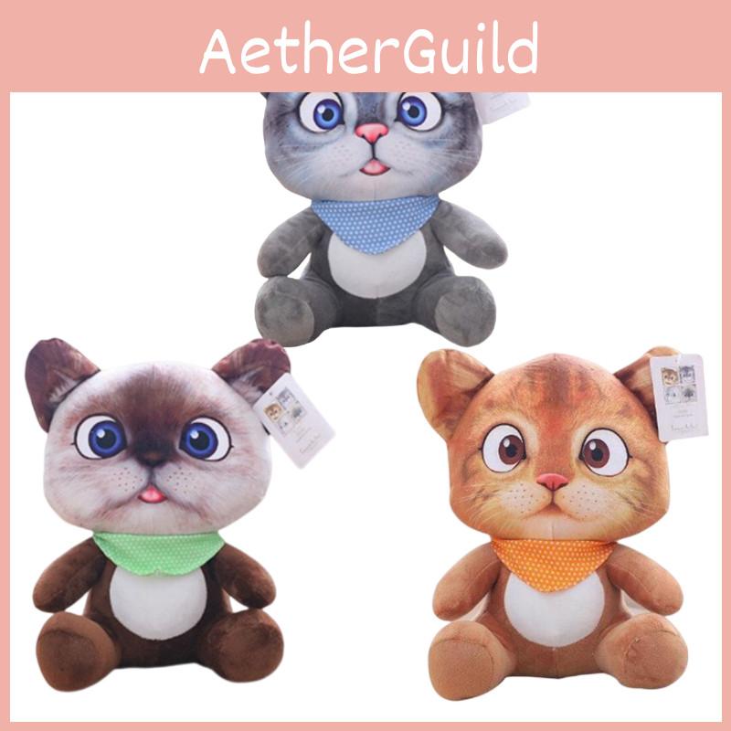 Japanese Long Tomato Cat Plush Toy Pillow Cute Stuffed Animal With Soft Pp Cotton Fill