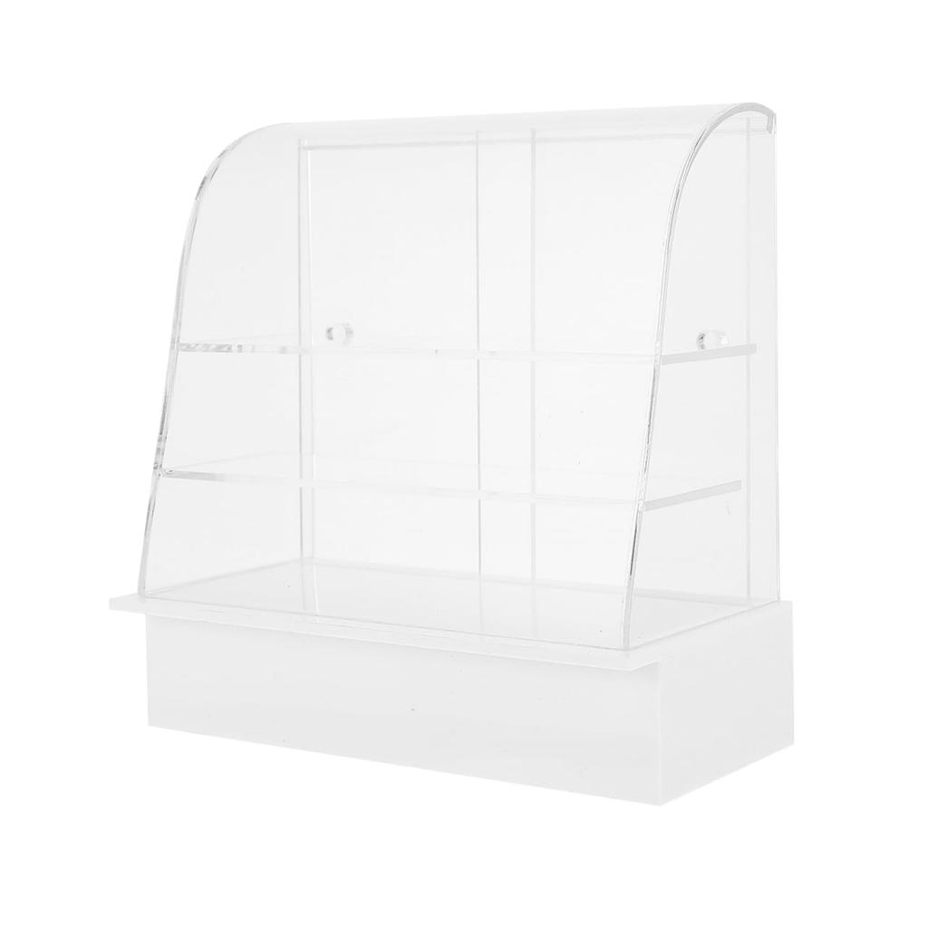 OATIPHO Meishi Mini Cabinet Mini House Scene Model Mini House Miniature Stand Kitchen Scene Model White Showcase Chic