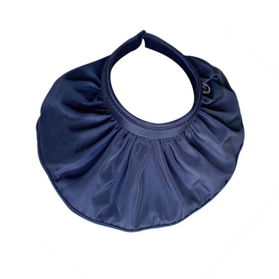 Women Sun Hat Empty Top Design Adjustable Fit Outdoor Wide Brim Sun Protection Hat Portable Roll-Up Hiking