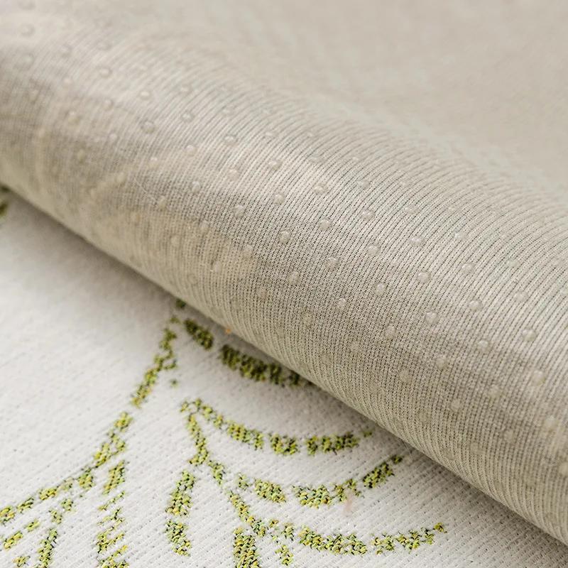 Новый французский синель с растительным жаккардом, защита от царапин, мебель, чехол для дивана, одеяло для дивана, универсальное для всех сезонов, домашний коврик для дивана