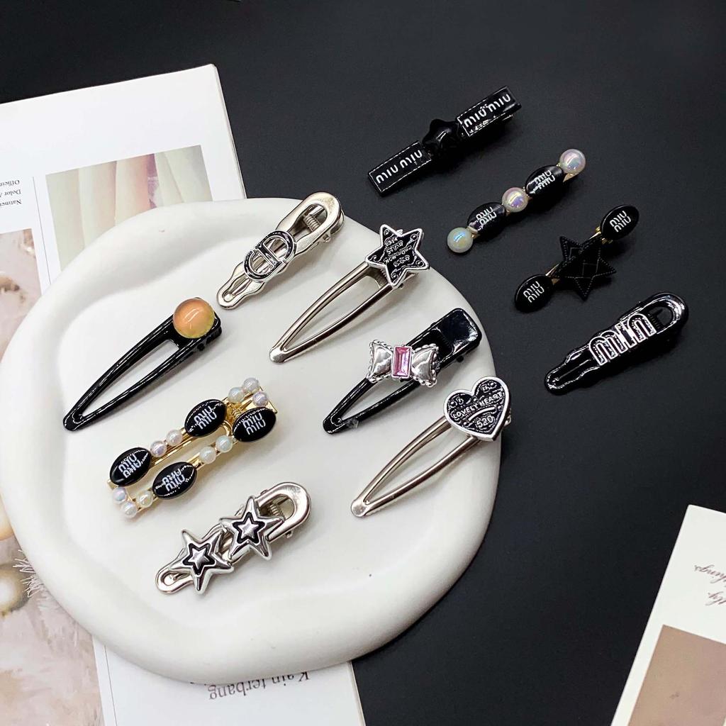 Крутая металлическая шпилька Y2K: Высококачественная горячая девчачья челка с заколкой и головной убор в виде утконоса