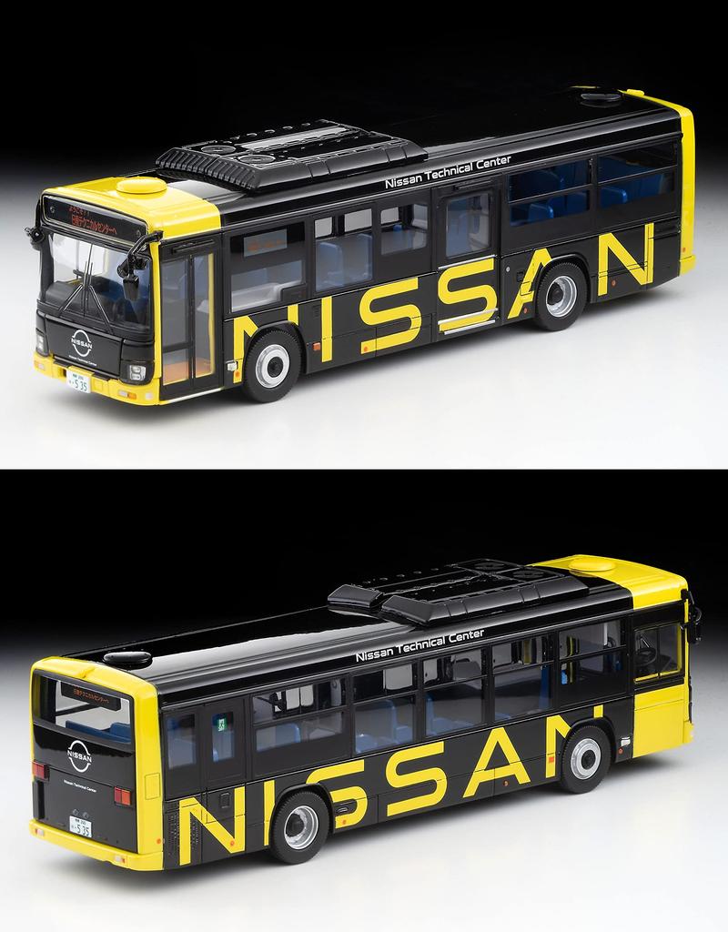 TOMYTEC Tomica Limited Vintage Neo Isuzu Elga Nissan Shuttle Bus Ikazuchi Finished Product 1/64 LV-N245e Yellow/Black