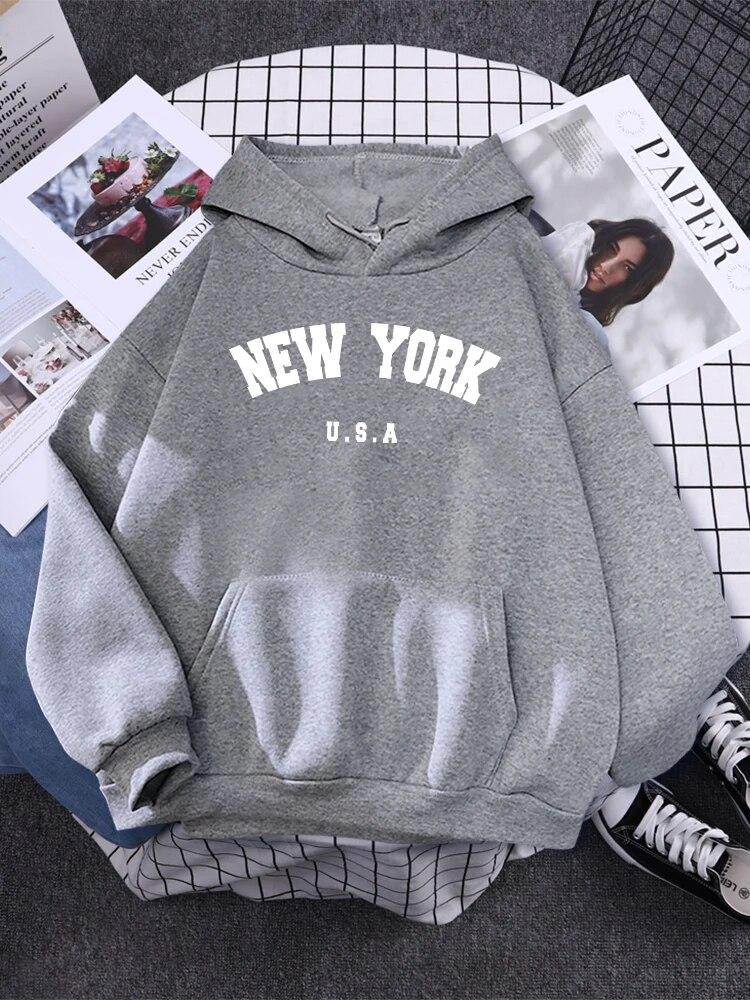 Men's And Women's Long Sleeves Joggers Brand New York Oversized Sweatshirt New York Women Sweatshirt New York Hoodie