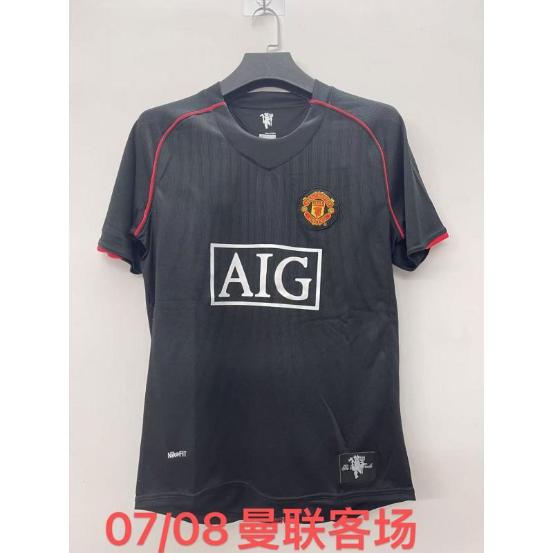 Retro Soccer Jersey Man Utd Arsenal City Vintage Football Shirt 7 Ronaldo Training Wear