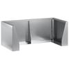 Retaining Wall 8 pcs 300 x 100 x 30 cm Galvanized Steel Silver