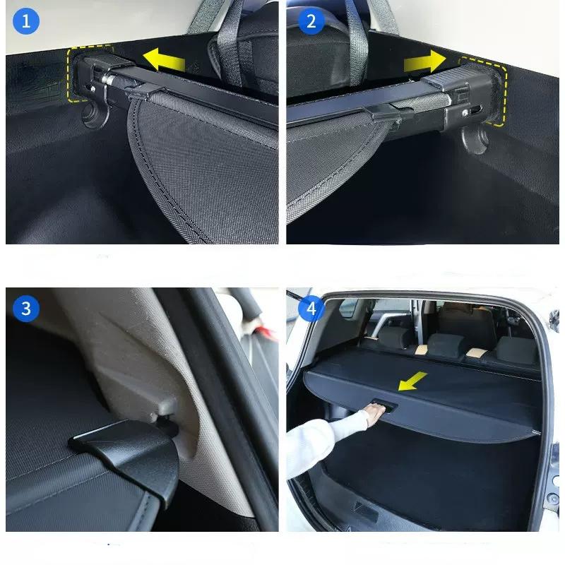 Trunk Cargo Cover for Mazda Cx50 CX-50 23 2024 Security Shield Rear Luggage Curtain Partition Privacy Car Accessories Organizer