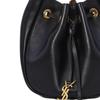 Saint Laurent Cassandre Supple Bucket Bag Nero/Caramel Co Women Bags Black 840888-AAFC0-1113