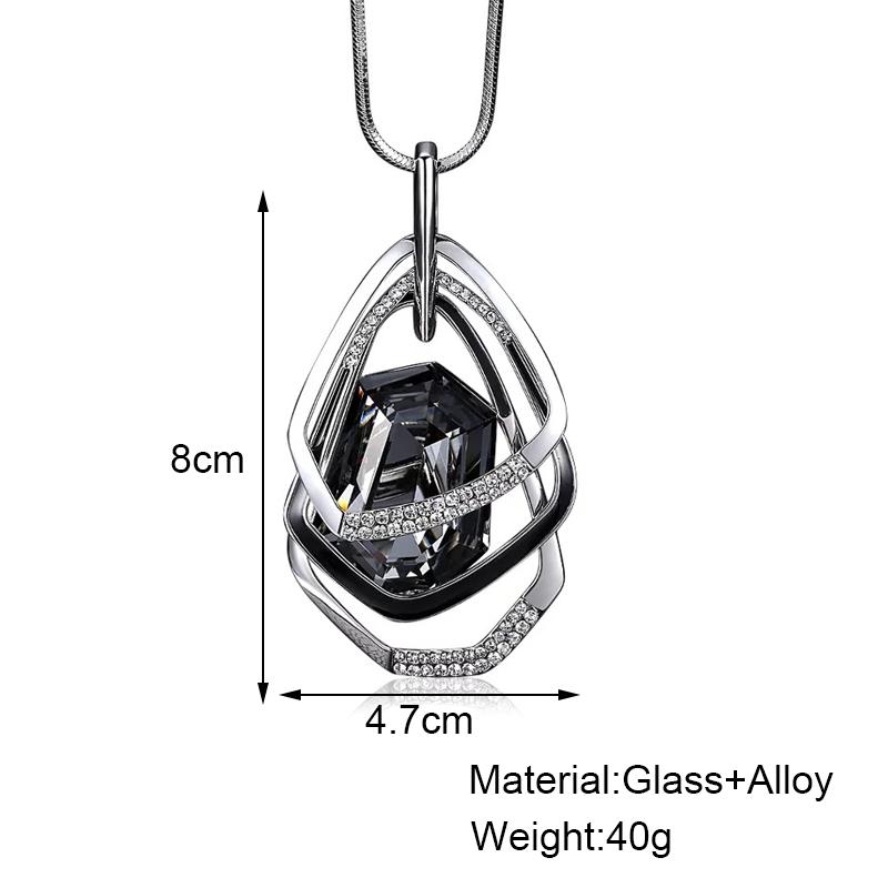 Long Necklaces & Pendants for Women Maxi Collier Femme Geometric Chain Fashion Necklace Statement Colar Accessories Jewelry 2024