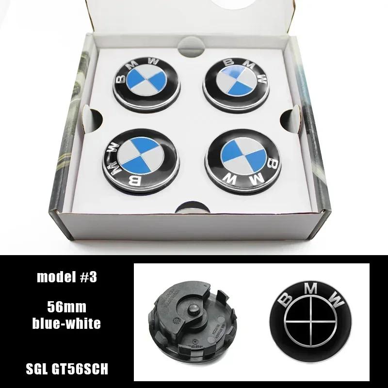 New 4P 56mm 68mm Floating Wheel Center Caps For BMW G11 G12 G30 G31 G32 G38 G01 G08 G02 G05 F45 F46 F52 F48 F49 F39 Auto Ac