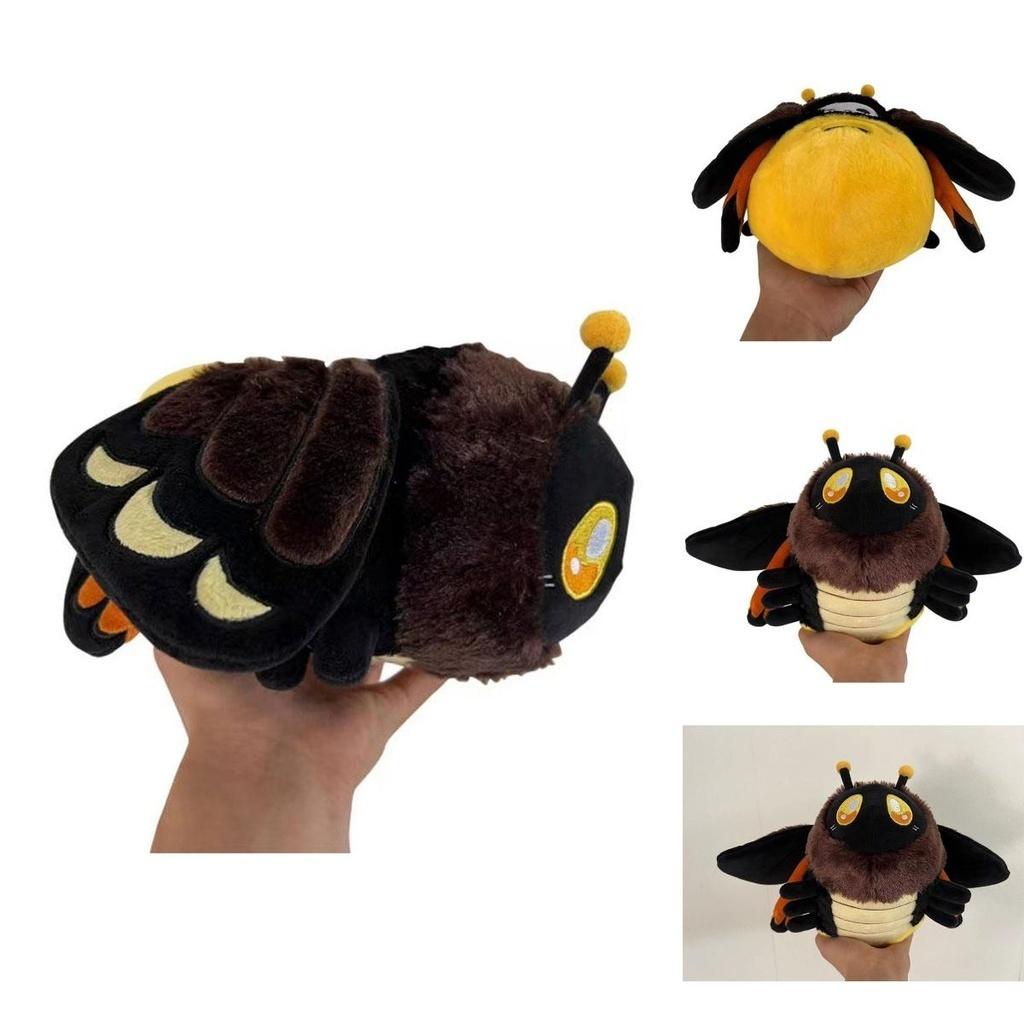 Death's Head Hawkmoth Plush Doll 23cm Soft And Fluffy Customizable Design Feather-like Texture