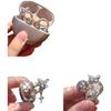 Rhinestones Butterfly Ear Jewelry DIY Open Headphone Decorations Detachable Fashion Enhancement Accessories