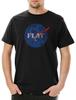 Flat Earth II Men's T-Shirt Society Symbol Sign Logo Earth Disc Flat Theory