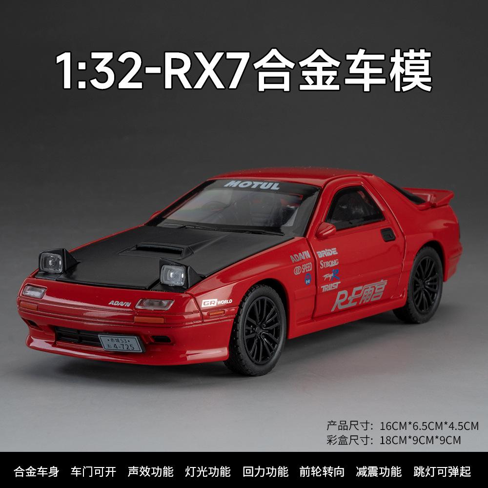 1:32 ОДИН Hellcat RX7 F80 Super SUPRA GT4 Спортивный Автомобиль Алюминиевый Литой Модель Автомобиля Звук Свет Оттяжка Автомобиль Украшение Хобби Коллекция