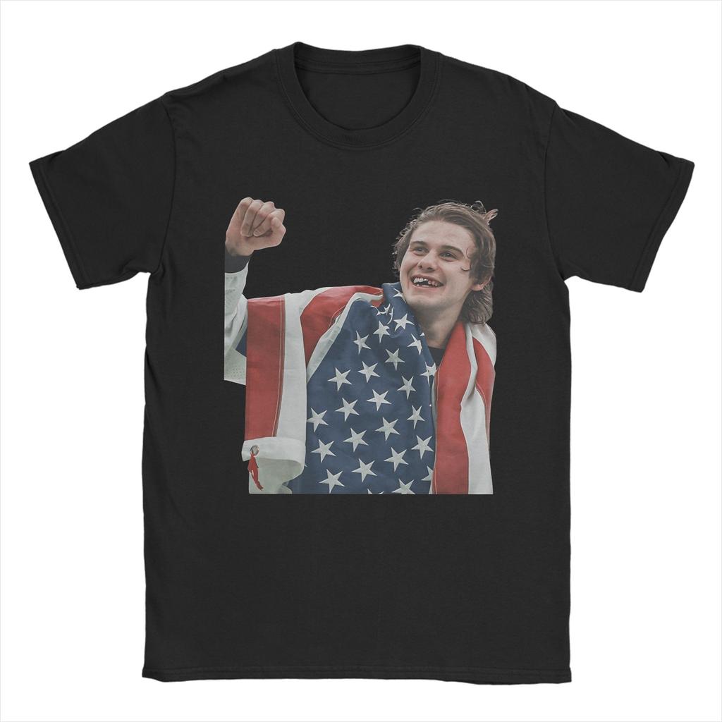 Hockey Hughes 86 USA T Shirt Summer Aesthetic T Shirts Cotton Novelty Tee Shirt For Unisexs ShortSleeved Pattern Tops