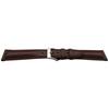 Bracelet montre - MY-MONTRE - Élégance italienne - Cuir veau marron - 14 mm - Coutures ton sur ton
