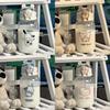 Cute Student Disposable Plastic Cup With Straw For Office And Home Use
