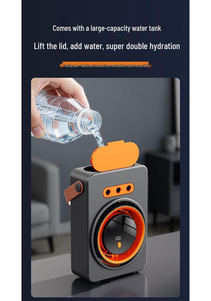New USB Mini Desktop Fan: Multifunctional Sprayer, Humidifier & Light