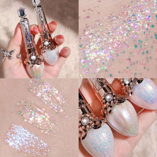 Жидкие тени для век 3 цвета (03#Летняя мята) Тени для век Tear Bag Makeup 5 мл стойкие жидкие тени для век