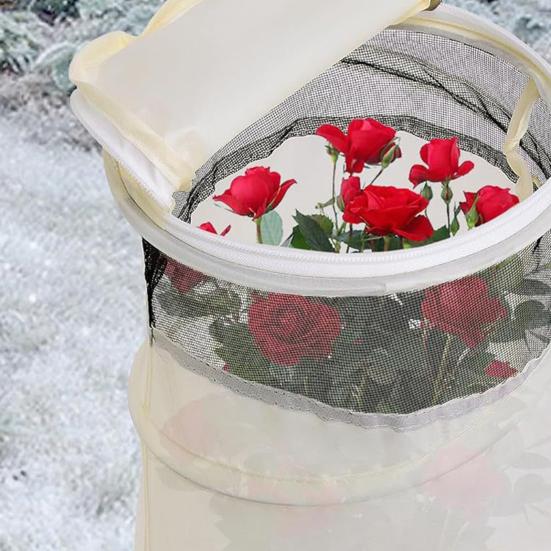 Конус для защиты растений Зимний Всплывающий Воротник для роз Защита от заморозков Чехол для куста роз с сеткой Защитить