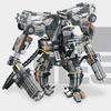 Научно-фантастические Строительные Блоки Робот-трансформер Меха MOC Кирпичики Игрушки Рождественские Подарки для Мальчиков Взрослых Детей Настольное Украшение