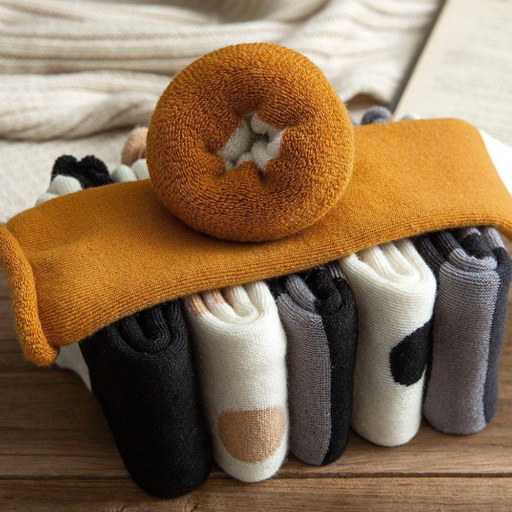 Рождественский подарок Носки для сна в кровати Милый узор кошачьих лапок Хлопковые носки Напольные носки Утолщенные