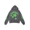 Sp1der Hip Hop Artist Inspired Foil Print 555 Couple Hoodie Pink Unisex Oversized Sweatshirt