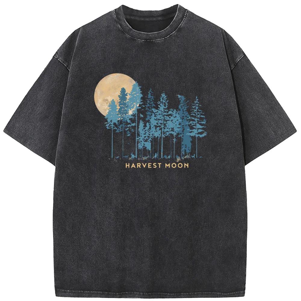 Футболка Outdoor Ranch Quotation для мужчин/женщин, стираная, 230 г, хлопок, забавная, отбеленная, ретро, хип-хоп, отбеленная футболка