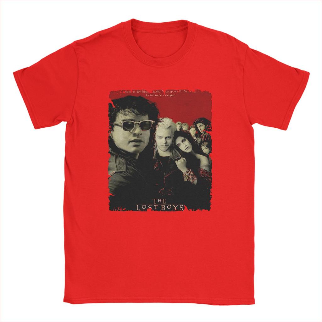 Harajuku T Shirt Summer The Lost Boys Hip Hop T-Shirts  100 Cotton Tee Shirt for Men Y2K Funny Design Short Sleeve Tops