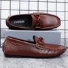 New Fashion Mens Casual Shoes Genuine Leather Male Loafers Comfy Summer Boats Shoes Mocassin Ultra-light Soft-Soled Driving Flat