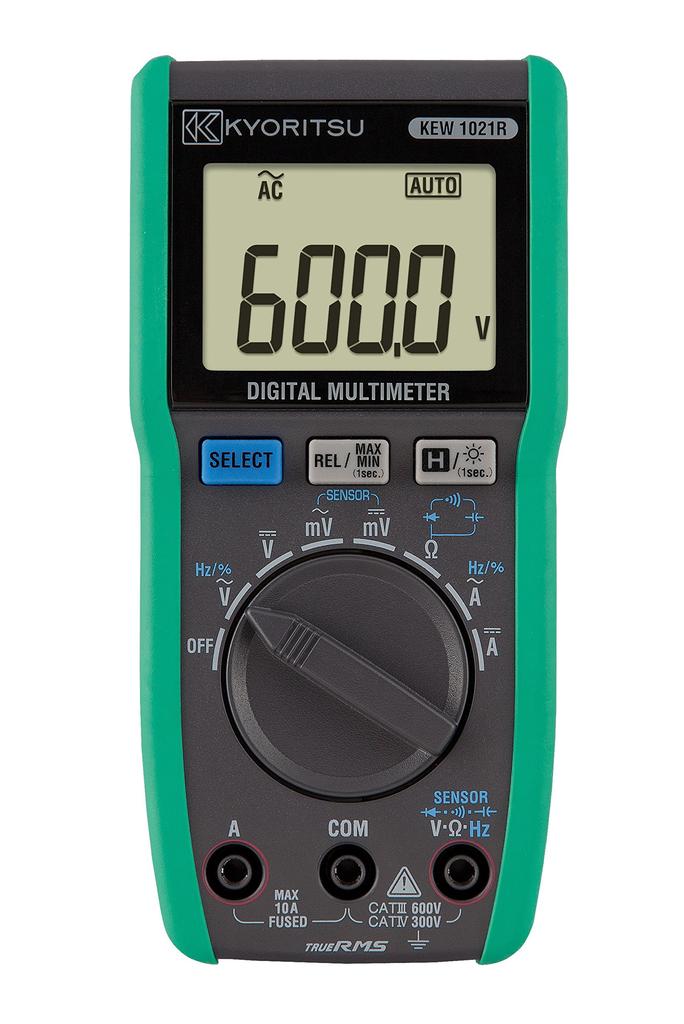 KYORITSU Digital Multimeter with 10A Current Range KEW 1021R AC/DC