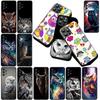 Soft Cover for Samsung Galaxy S24 S25 S23 FE Ultra Plus S7 Edge S25+ S23+ A56 5G Casing Phone Case Wallpaper Owl Bird