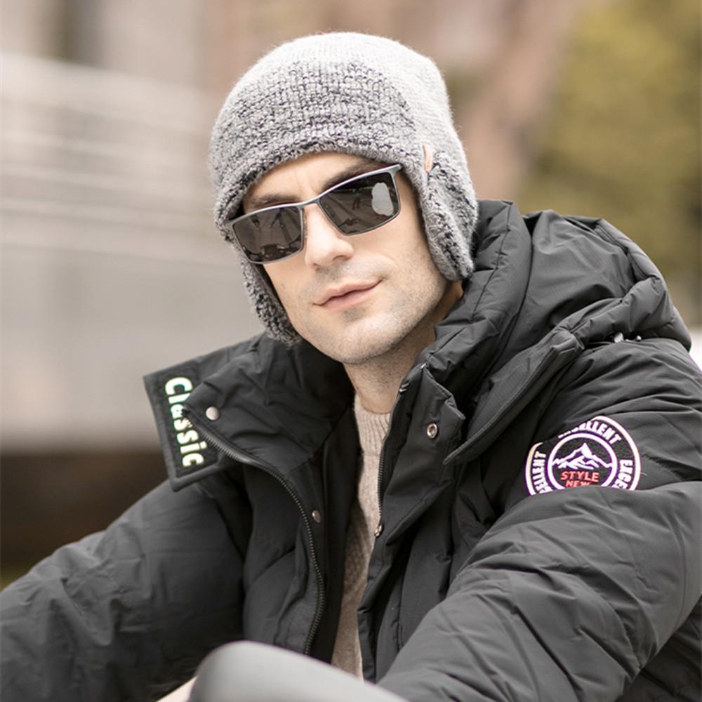 Новая зимняя вязаная шапка унисекс с защитой ушей, модная мягкая шапка-бини для мужчин и женщин, спортивная шапка-ушанка для спорта на открытом воздухе, классическая согревающая шапка