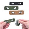 1Pc Cat Eyes Hook Fasteners Tactical Glow Applique Patch Hat Uniform Backpack