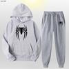 Women Men's Tracksuit Spider 2 Pieces Set Sweatshirt + Sweatpants Sportswear Hoody Casual Streetwear Men Clothing Hoodies Suit