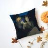 CCowboy Bebop Cushion Cover Washable Linen Pillowcase Soft  for Daily Sofa Bed Home Room Decor