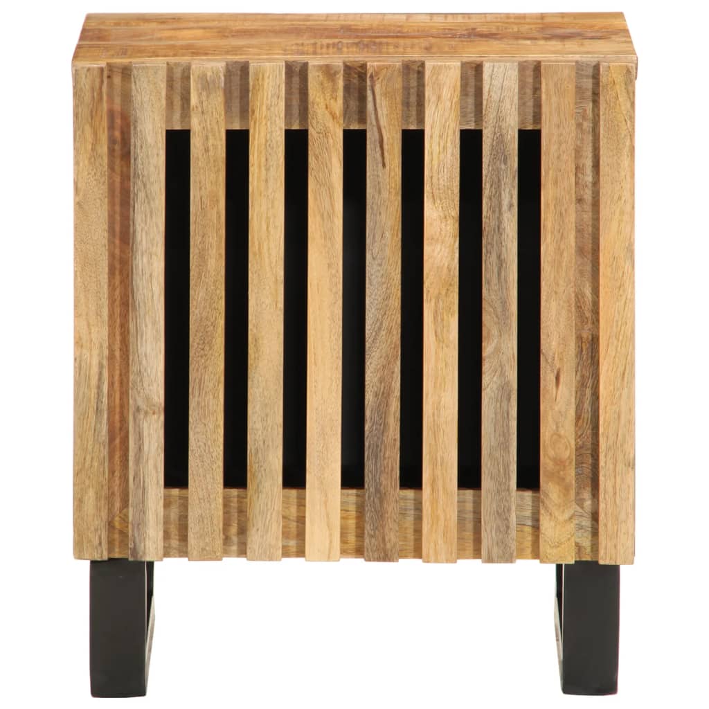 Nightstand 40 x 34 x 46 cm Rough Mango Wood
