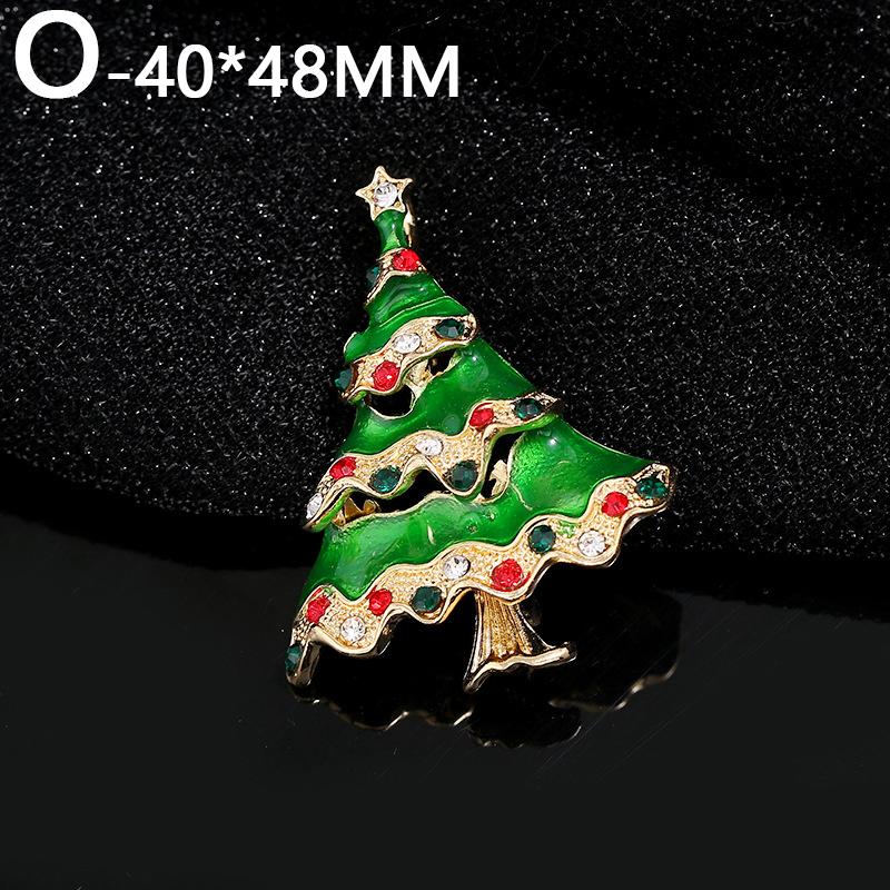 1PC Crystal Deer Women's Christmas Brooch Brooch Pins Jewelry Decoration Wedding Accessories