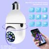 2.4G Smart WiFi Camera Mini PTZ 1080P HD IP Camera with Bulb E27 Socket,Two-Way Talk Home Surveillance