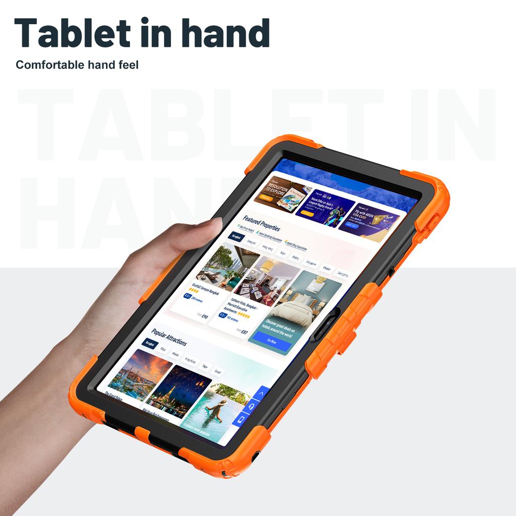 For Lenovo Xiaoxin Pad 11 2025/2024/Idea Tab/K11 Gen 2/M11/K11 LTE (2024) Case PC+Silicone Kickstand Tablet Cover with Strap