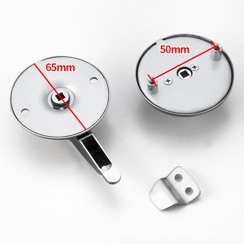 Stainless Steel Indicator Lock for Public Toilet Cubicles with Handle Latch