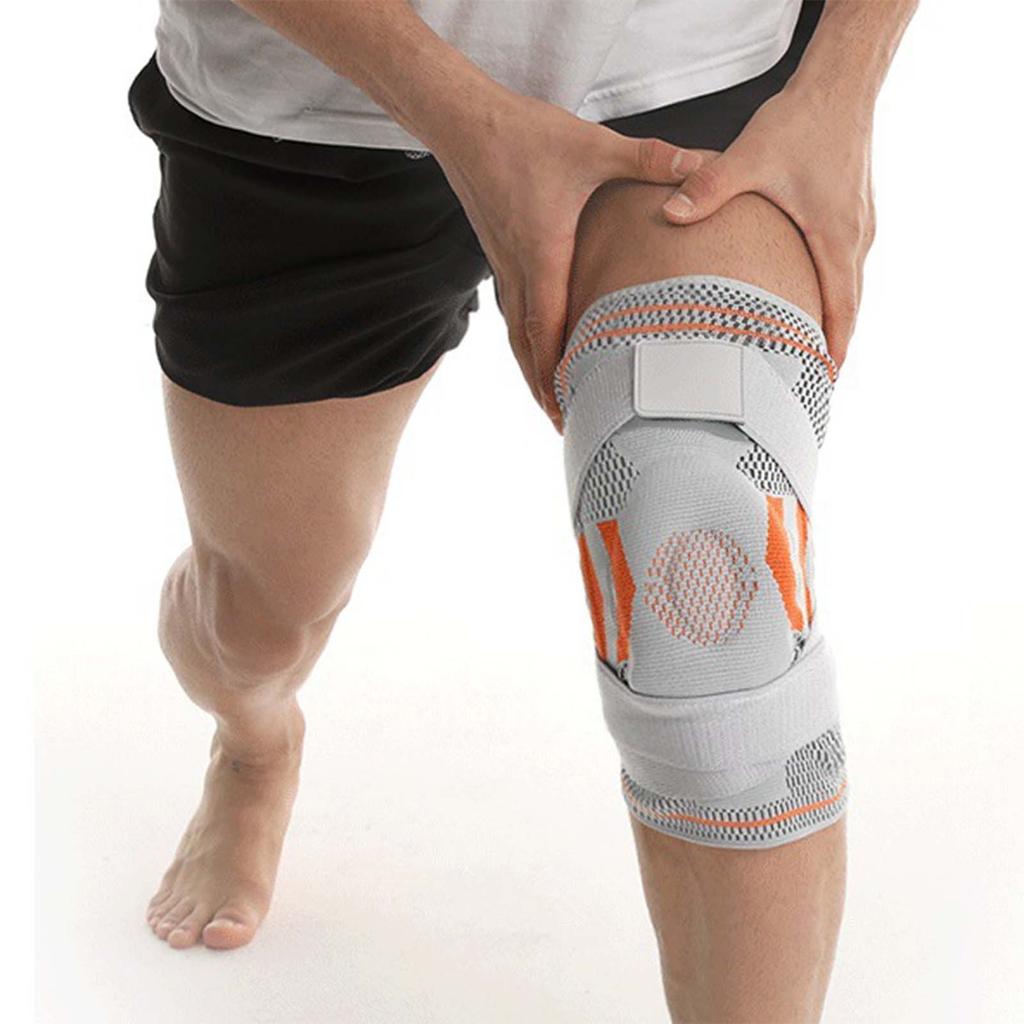 1 шт. эффективный удобный противоскользящий наколенник для фитнеса, баскетбола, наколенника, велосипедного спорта