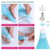 14/20Pcs Piping Nozzle Set DIY Chocolate Cream Pastry Baking Supplies Cake Icing Piping Cream Decorating Reusable Pastry Bags