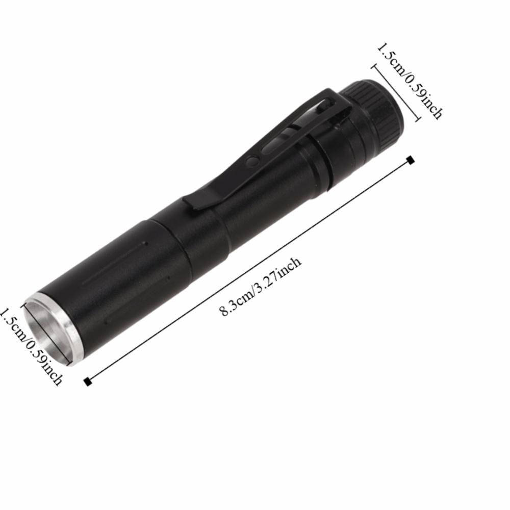 Waterproof LED Flashlight Stretchable Focusing LED Pen Light Durable Pocket Torch  Inspection