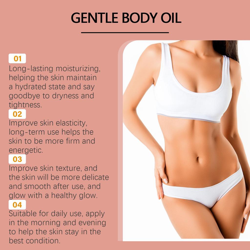 West&Month Hydrating Body Oil Moisturizing & Nourishing Firming & Replenishing Silky Smooth Texture For Body Use 30ml